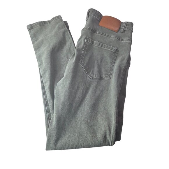 FWOE Vintage-Look Green Straight-Leg Jeans Size 34 Denim*VGC - Picture 6 of 8